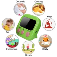 1PC LCD จับเวลาครัวดิจิตอลแม่เหล็กทําอาหารขนาดใหญ่นับถอยหลัง CLEAR Loud ALARM Stonego อุปกรณ์ครัวหน้าแรก 2