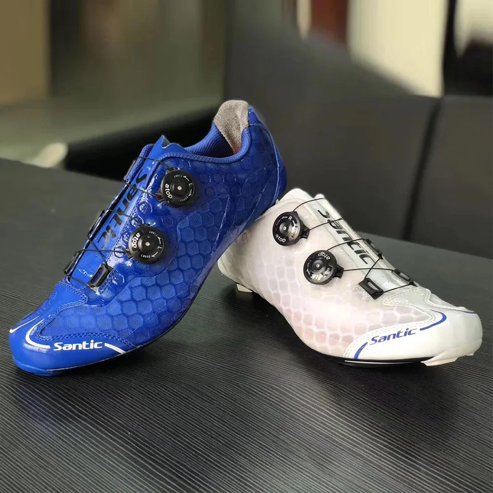 Carbon Fiber Ultralight Cycling Shoes Road Bicycle Sneakers Men's Pro Racing Zapatillas Ciclismo Bike Shoes