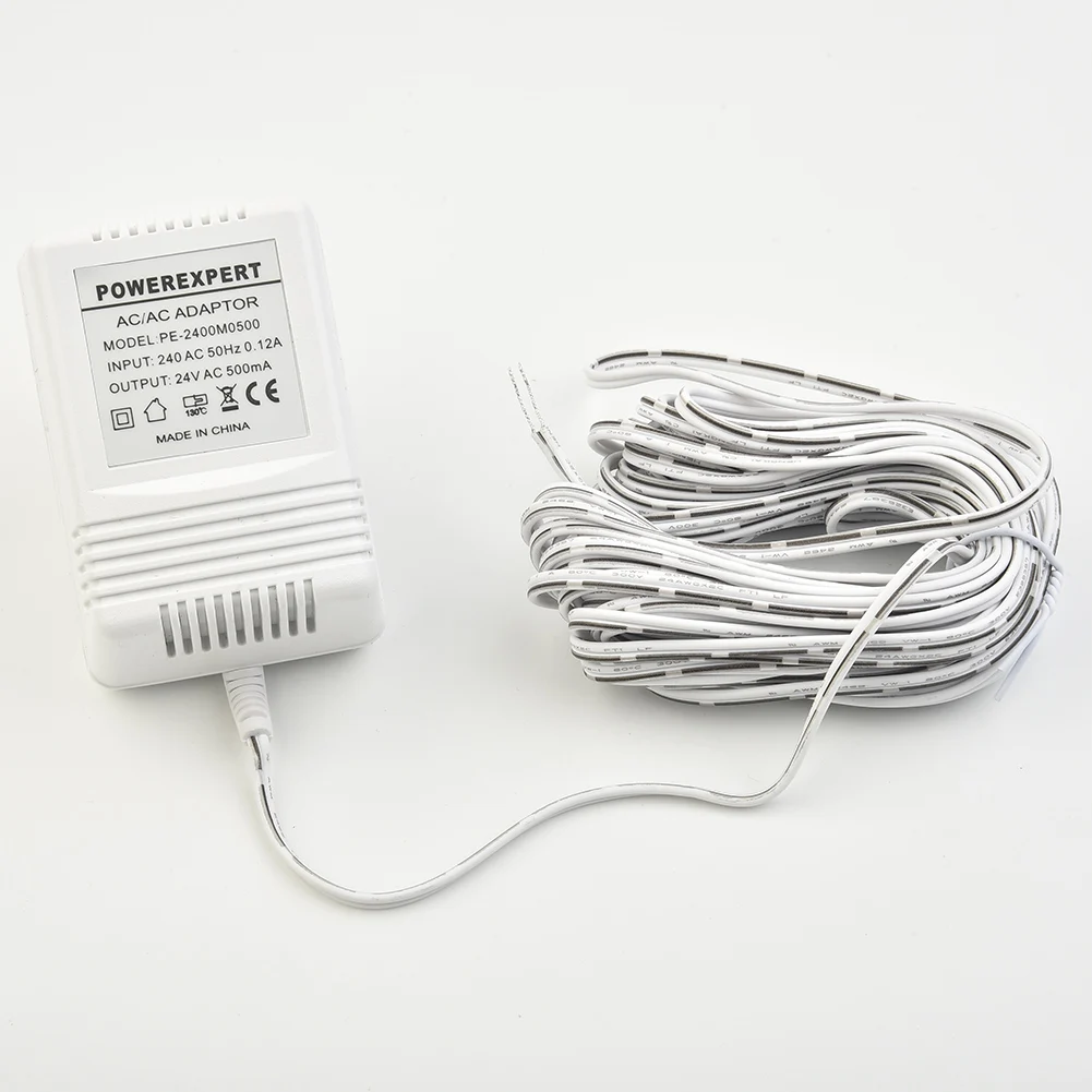 

Accessories Durable High Quality Power Supply Adapter White For Nest Hello Video Transformer 24V/500mA Adapter