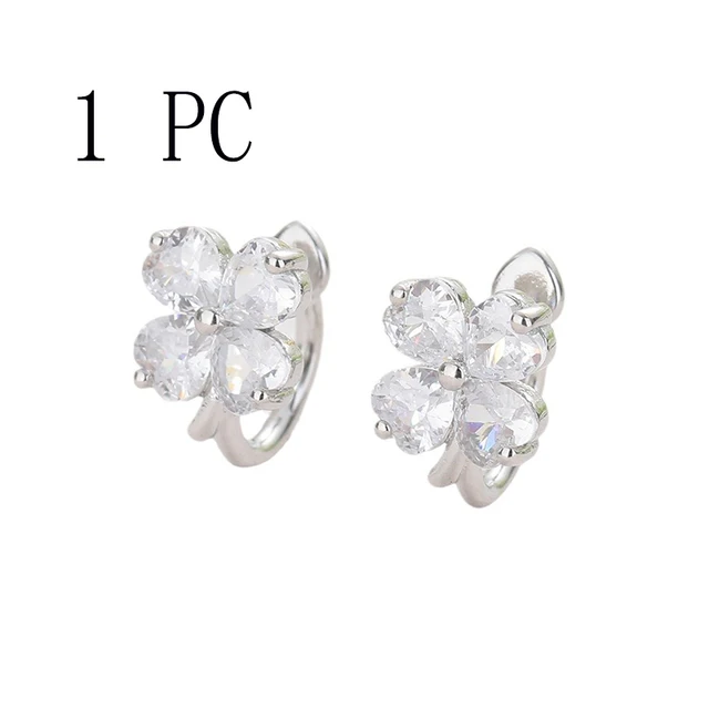 Boucles d'oreilles étoile Sring pour femmes, couleur argent, manchettes à Clip, sans Piercing, Kpop, bijoux à la mode, cadeaux, 1 pièce