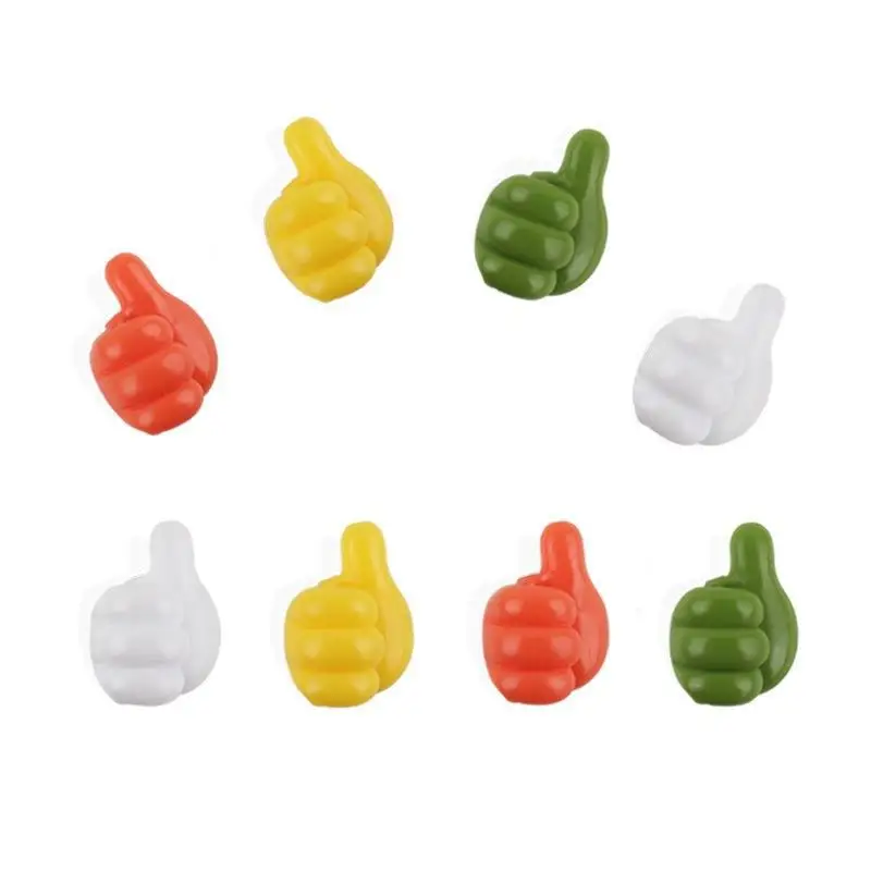 Glasses Holder Hand-shaped Rubber Self Adhesive Mini Hook