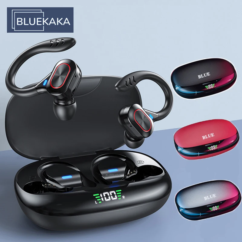 

Новая Bluetooth-гарнитура с ушным крючком, беспроводные наушники-вкладыши с двойным микрофоном, наушники-вкладыши CVC8.0 с шумоподавлением для xiaomi