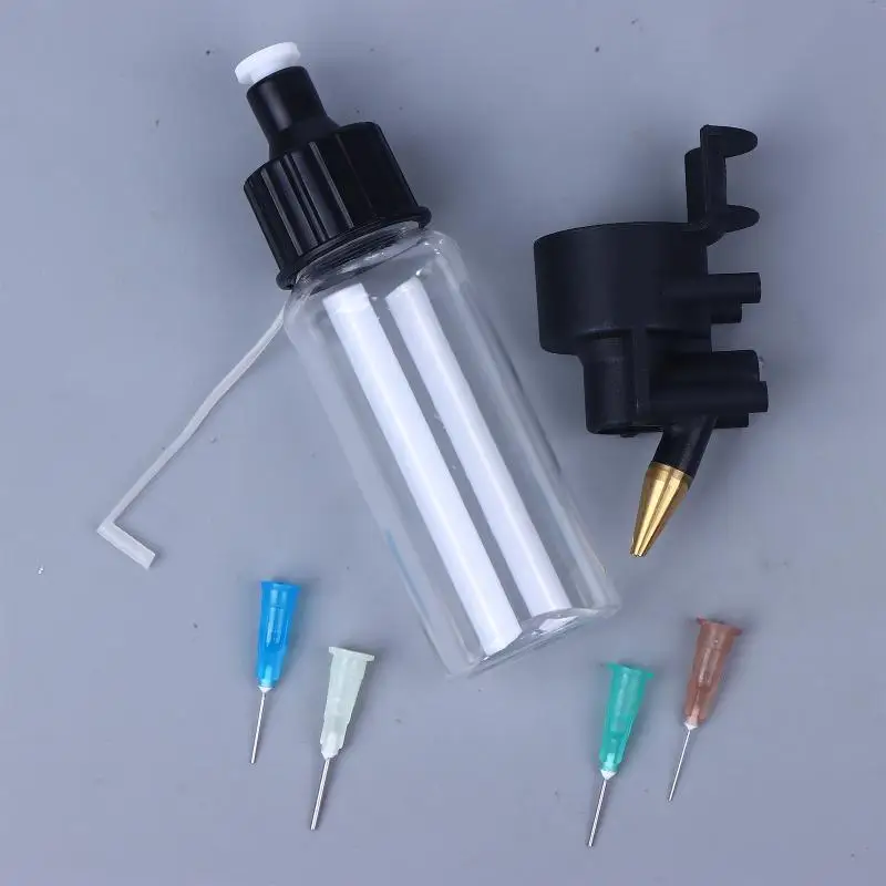Professional Airbrush Kit with Special Bottle & Versatile Nozzle Set