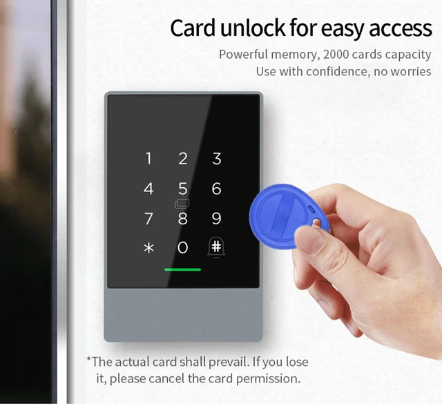 TTlock Smart Phone App Access Controller 13.56Mhz Rfid Door Access Control System Door Kit Ip67 Waterproof Reader Nfc G2 Gateway 3