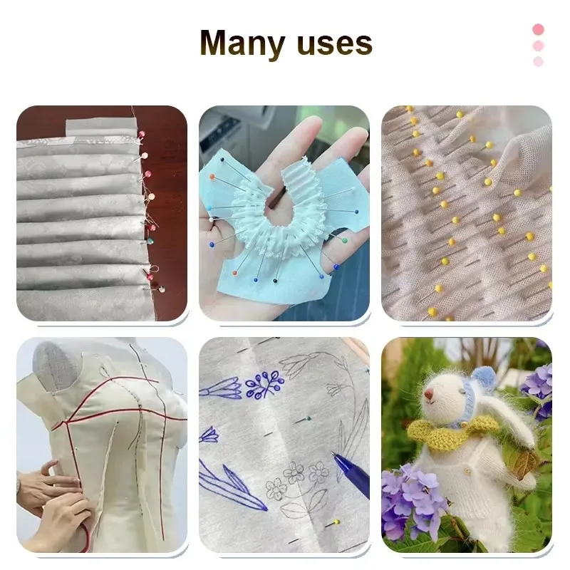 50PCS 의류 수동 포지셔닝 바늘핀 모양의 바느질 자수 패치워크 도구 고정 바늘 수제 DIY 액세서리