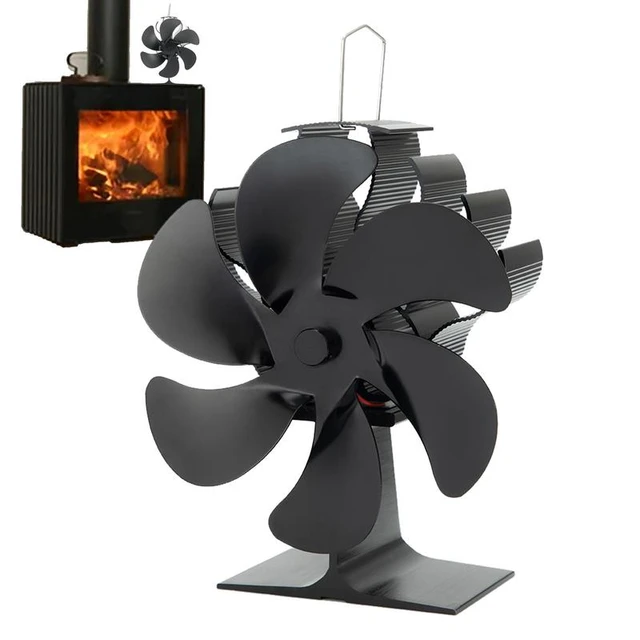 Stove Fan Heat Powered Wood Burning Stove Fan Thermal Fans No Electricity  Required Quiet Operation Circulating Warm Air Wood - AliExpress