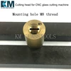 Simple CNC automatic glass cutting machine knife box. Can cut straight lines and shapes. 6