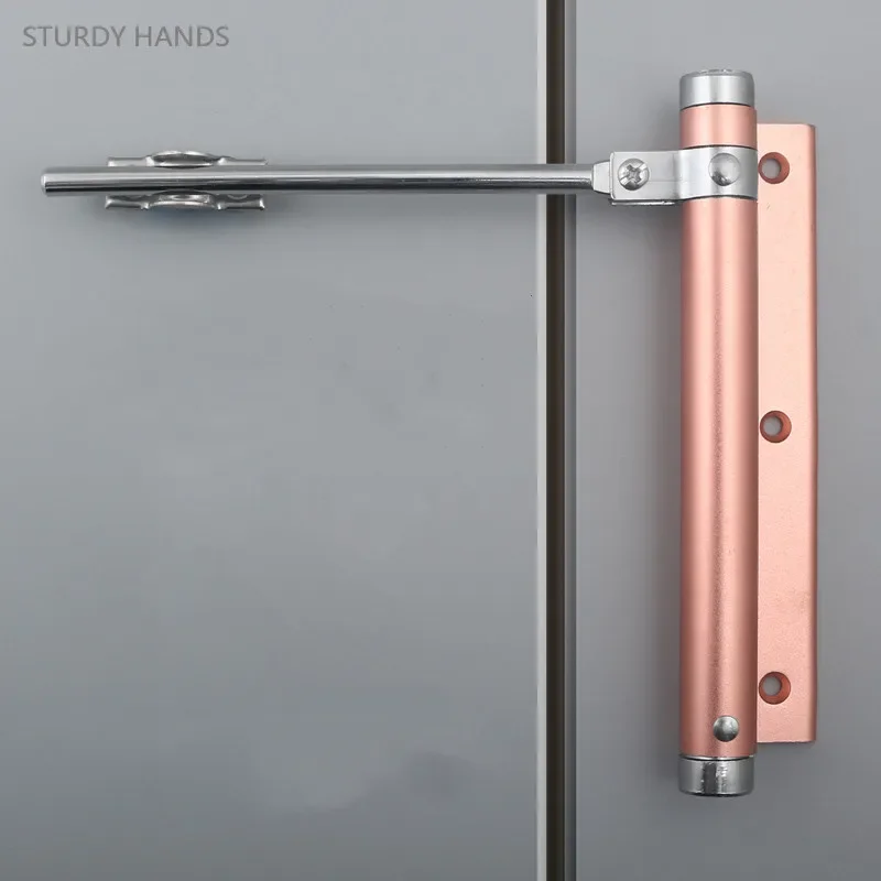 Home Invisible Door Hinge Automatic Closing Return Device Bedroom Door Spring Buffer Hinge Closers Indoor Hardware Supplies door closer