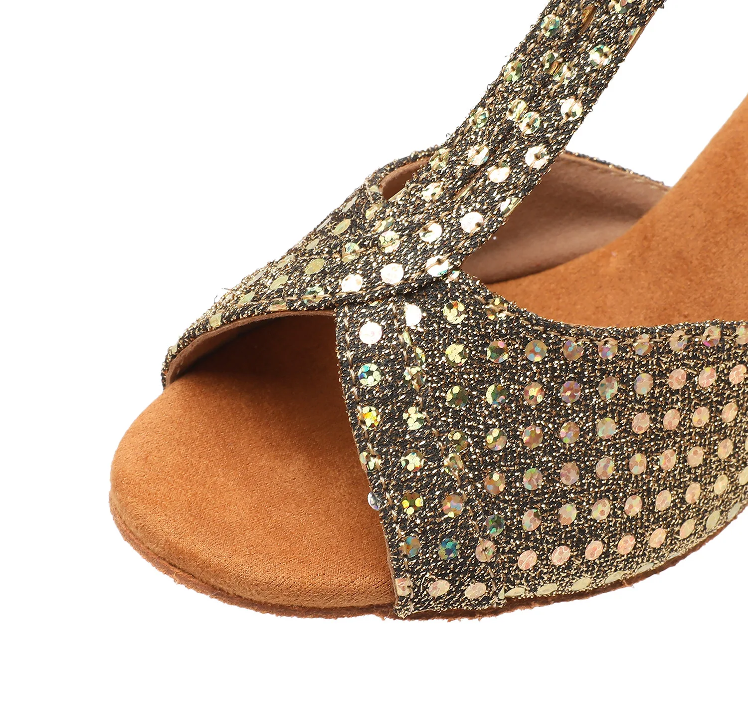 Female Adult Latin Dance Shoes Soft Soled Dance Shoes Girls Performance Practice Cha Cha Women Dance Shoes Shiny Diamond