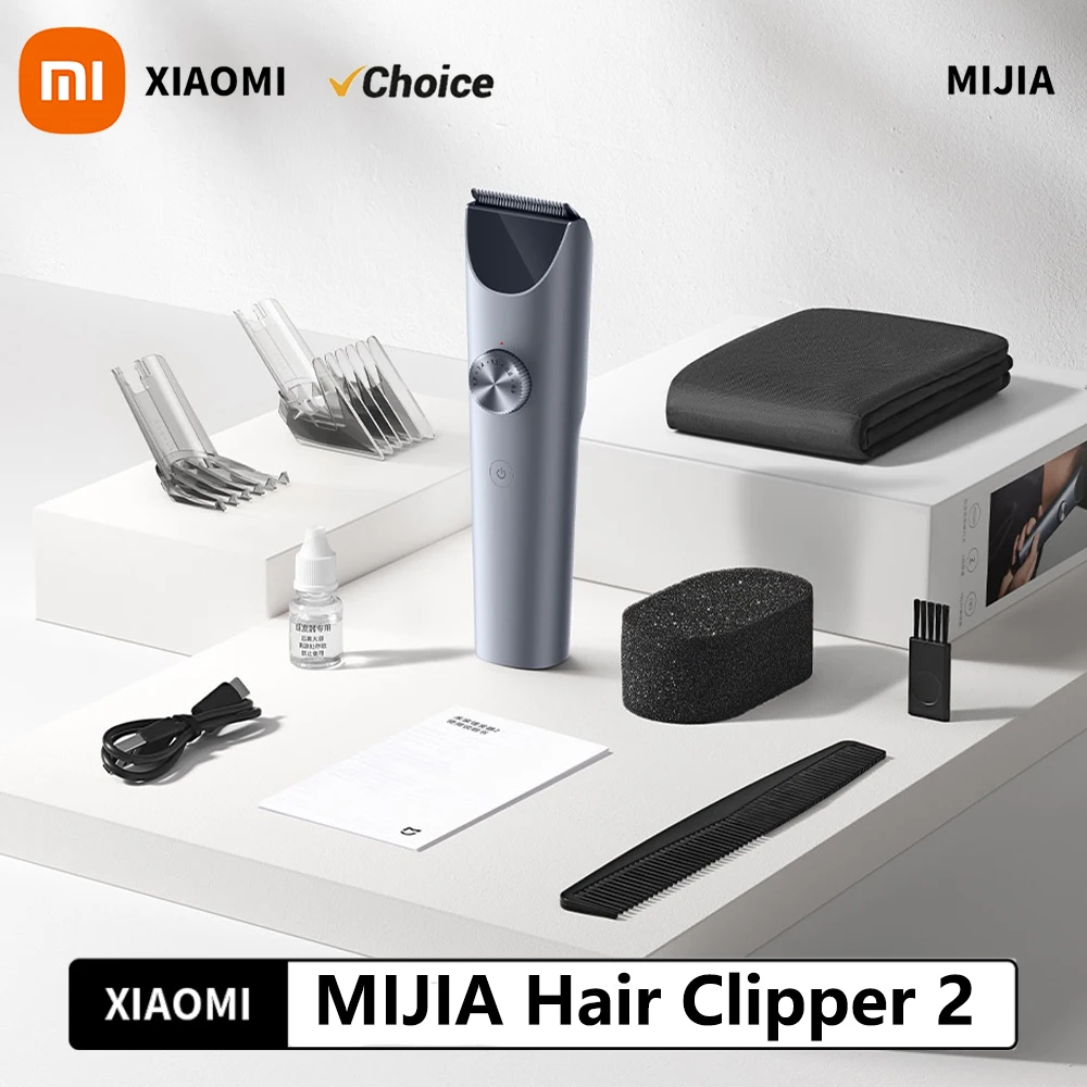 Hair clipper XIAOMI MIJIA Cutting Machine Trimmer Professional Titanium Alloy Blade Rechargeable Barber Shaver Cutter