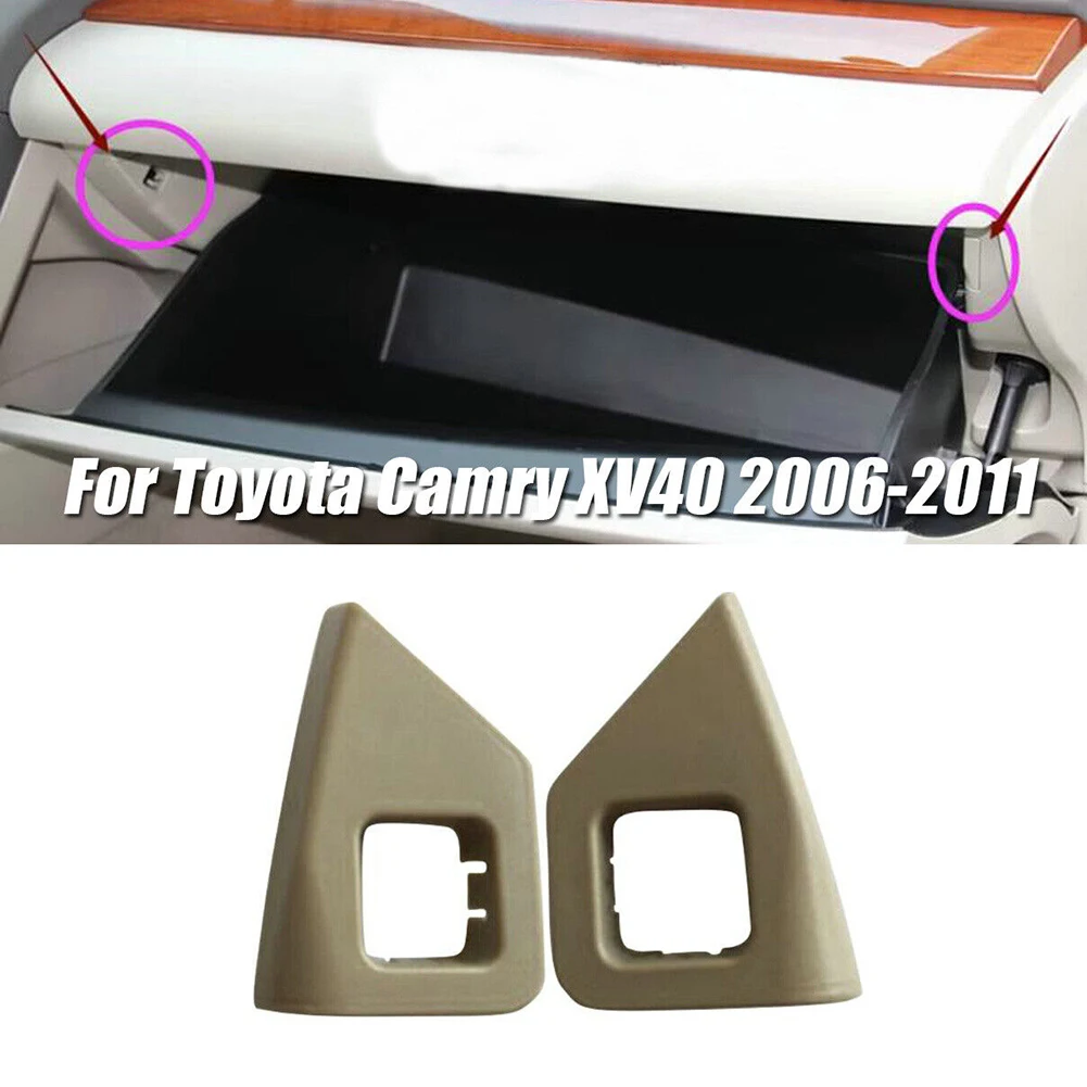 A Pair Glove Box Tool Storage Buckle L+R For Toyota For Camry 2006-11 Glove Box Snap Fasteners Accessories