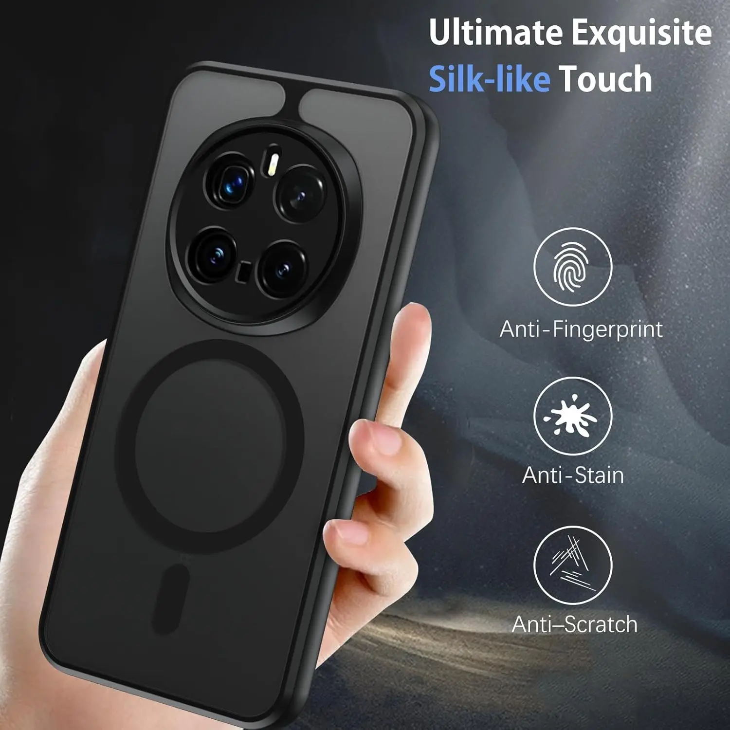 MagSafe Wireless Charging Translucent Hard Plastic Phone Case