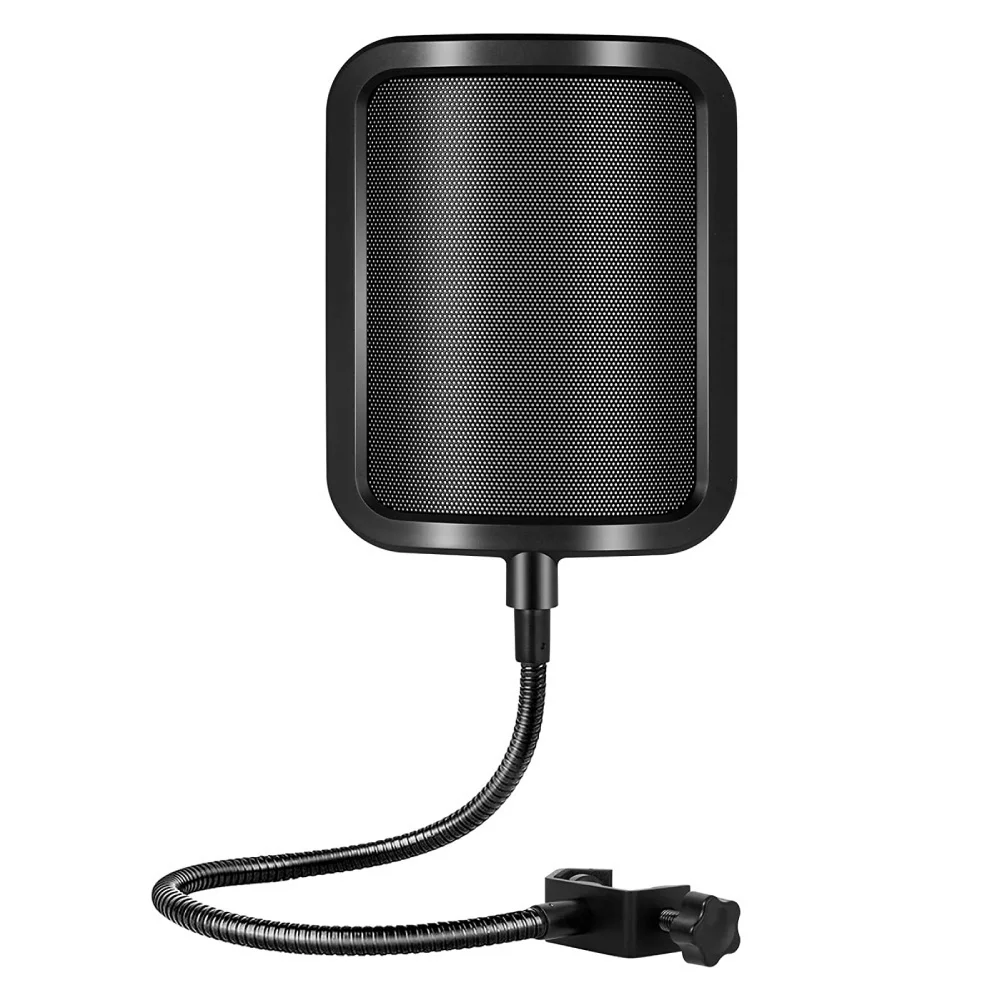 Metal Pop Filter Universal Microphone Windscreen Studio Recording