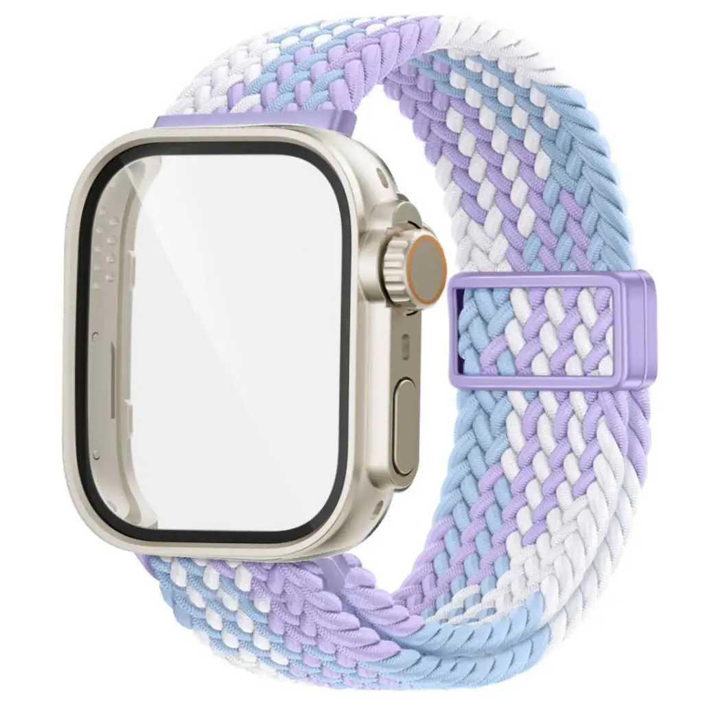 Nylon Braided Strap with Protective Screen Frame and Adjustable Band