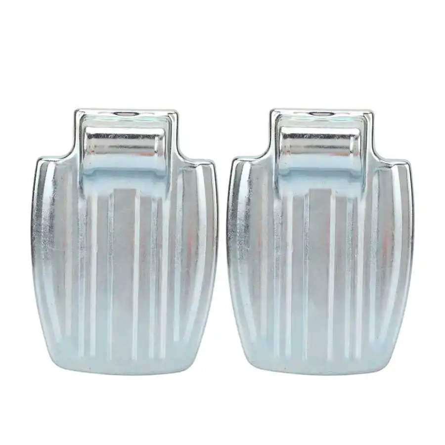 2Pcs Aluminium Alloy Wheelchair Footrest Pedal Strong Grip Wheelchair Foot Pedal Footplate Replacement Part Accessory wheelchair lighting accessories wheelchair joystick controller wheelchair wheel fork wheel fork wheelchair hand grip wheelchair brake sleeve wheelchair push rim covers wheelchair headrest