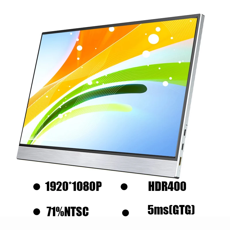 15 ġ PC ޴   60Hz HDR IPS г LCD ȭ -C HDMI, Ʈ/PC/ȭ/Xbox/MacBook Ȯ ȭ