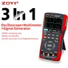3in1 ZT703S Digital Oscilloscope Multimeter 50MHz Bandwidth 280MS Rate PC Waveform Data Storage Dual Signal Generator Tester 1