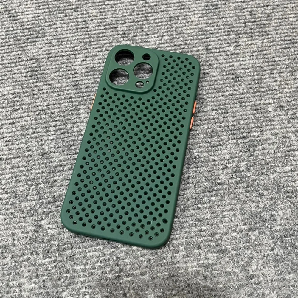 Breathable Cooling Soft Silicone Bumper Back Cover