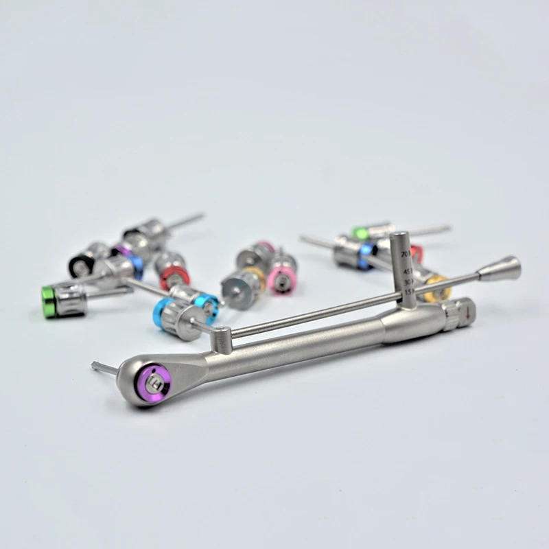 Dental Implant Universal Torque Wrench Prosthetic Kit 10-70NCM Odontotecnico Dentistry Implant Repair Tools Ratchet Drivers