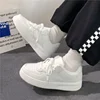 Zapatillas deportivas blancas pequeñas para mujer, zapatos cómodos a la moda, ligeros e informales para correr, combinan con tod 3