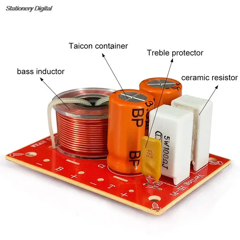 120w Regolabile Bassi Alti Filtri Crossover Audio 2 Vie - Divisore Frequenza Regolabile Per Altoparlanti, 120W, 5-8 Ohm 120w 5-8 Ohm - Foto 6