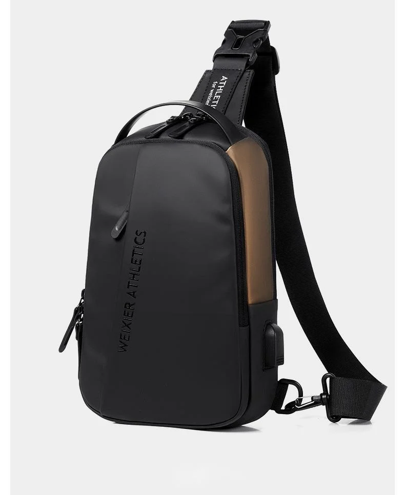 Petit sac à dos multifonctionnel à une épaule pour hommes, sac à bandoulière de sport de loisirs_voghion.com