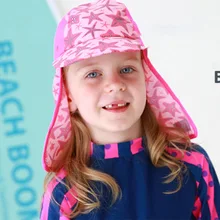 

Kids Girl Boy Head Face Neck UV Protection Caps Swim Beach Sun Block Hat Fabric Cap Outdoor Sport Cycling Hiking Hat