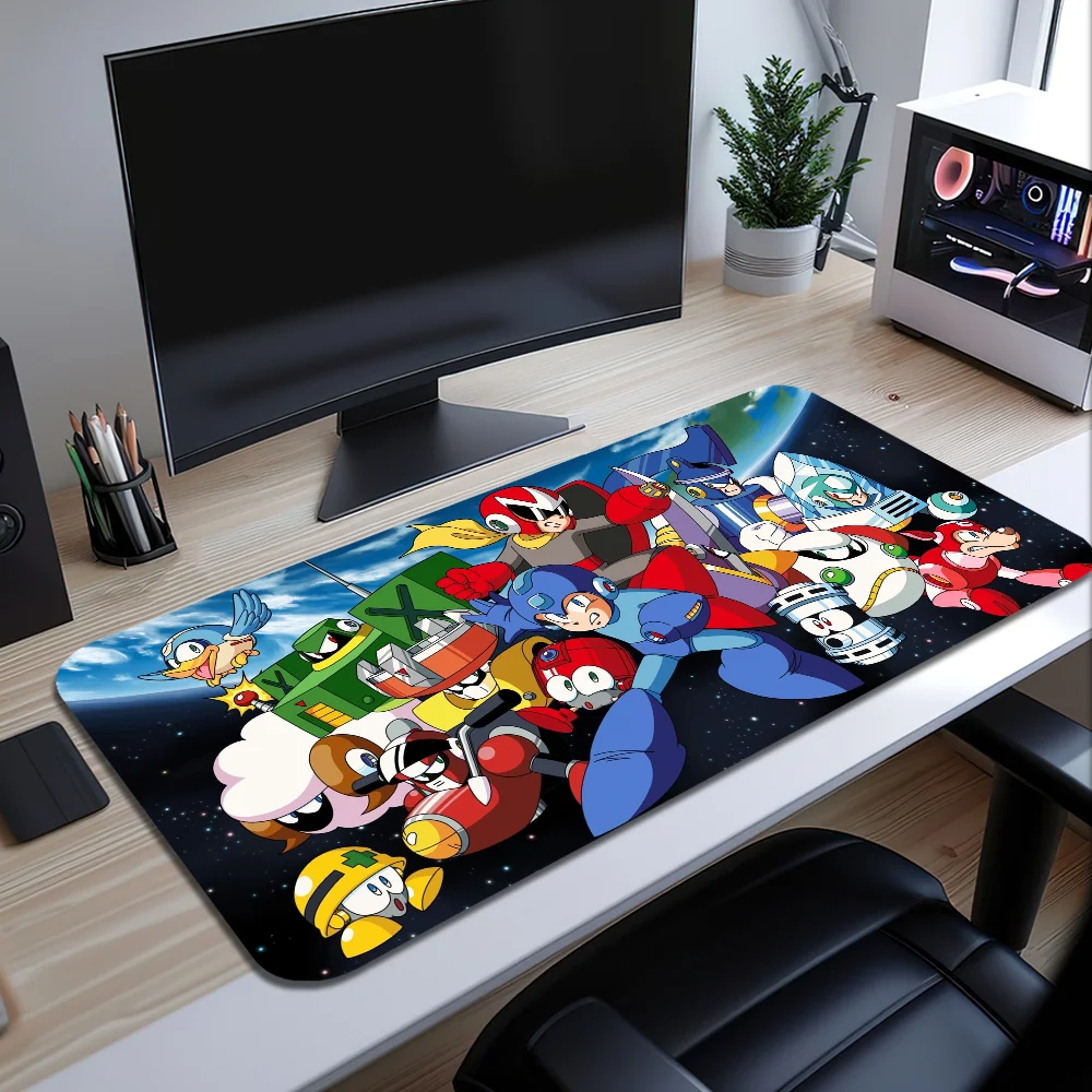 Mousepads Anime Non-slip Lockedge Office Student Gaming Thickened Megaman Large Writing Pad Cushion Mouse Pad 3