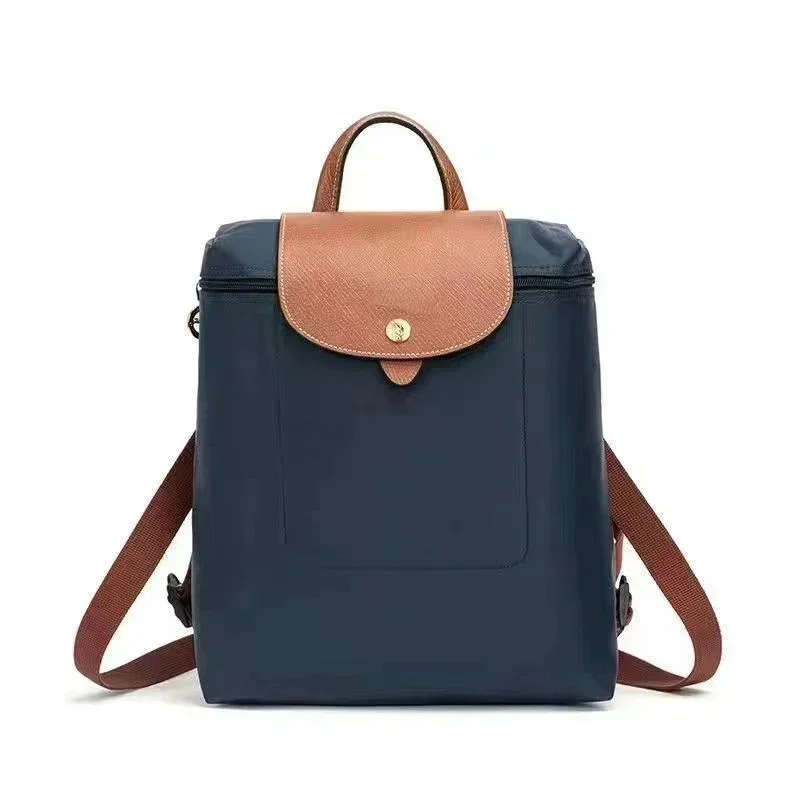 

Foldable Dumplings Bags Classics Backpack Embroidered Horse student Fashion Nylon Handbag Commuter Shopping Bags