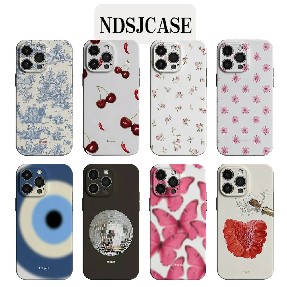 Luxury Glossy Film Hard Phone Case - Clmj Fragola Paris Collection