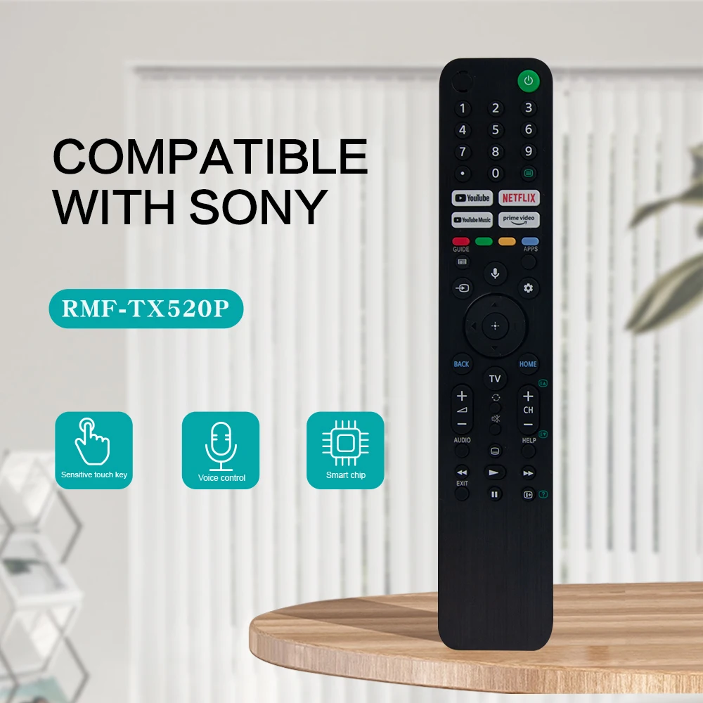 Rmf-Tx520P Telecomando 500P 520U Telecomando Vocale Per Sony 4K Smart Tv Remote A80J X80J X85J X90J X95J Series Muslimcon Voice