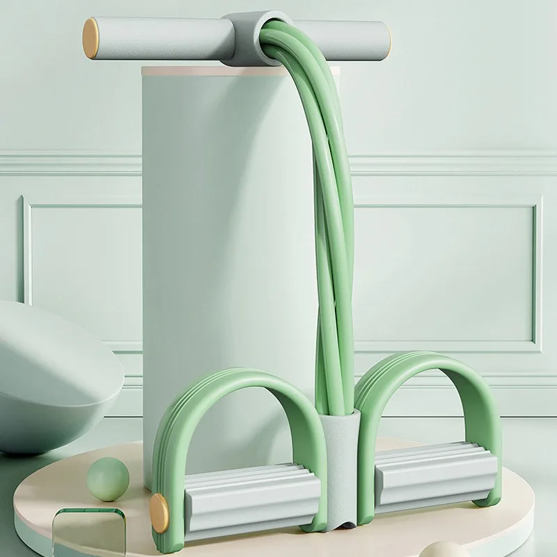 Elastico Per Addominali Con Doppia Molla - Attrezzo Fitness Per Pancia, Gambe E Braccia, Leggero E Portatile - Foto 12