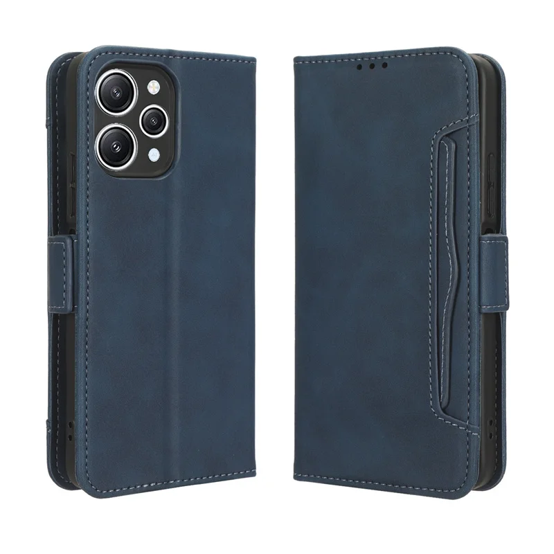 

Pertain to Redmi 12 4G phone case leather wallet with multiple card slots skin PU for Redmi 12 5G Redmi Note 12R 5G phone case