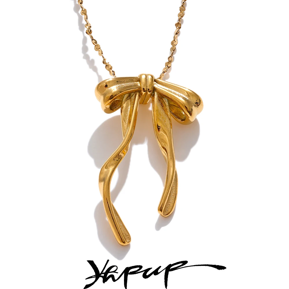 Yhpup Necklace Steel Plated