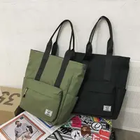 Waterproof Men Shoulder Bag Oxford Cloth Casual Bag Women Tote Bag Big Capacity Simple Women's Handbags Gym Fitness