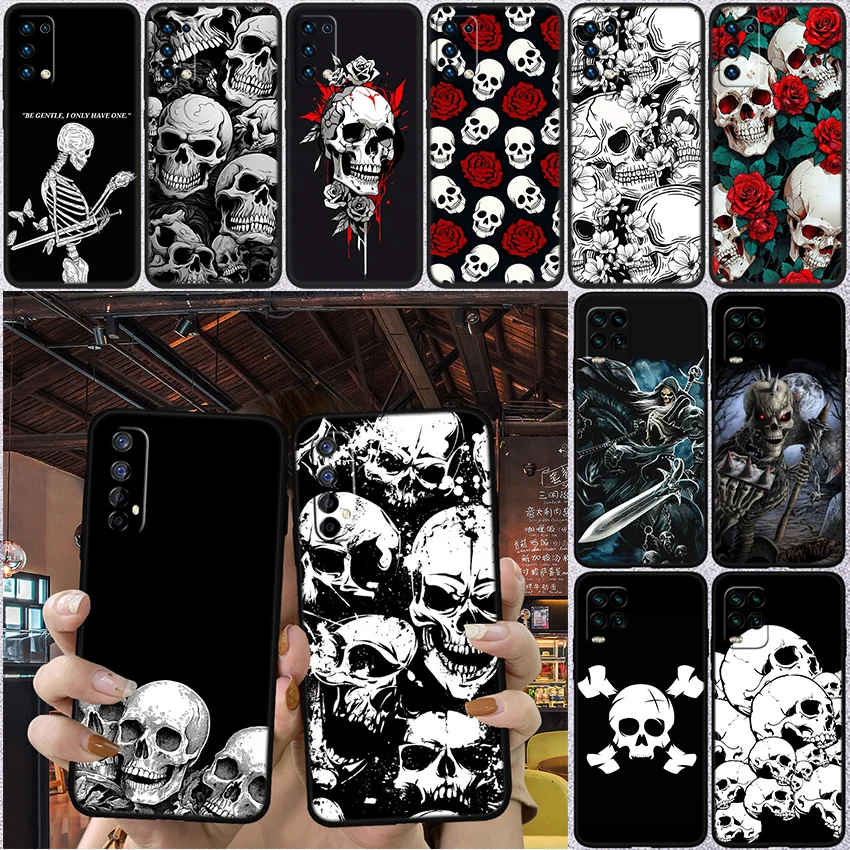 Skeleton Skull Design Phone Case
