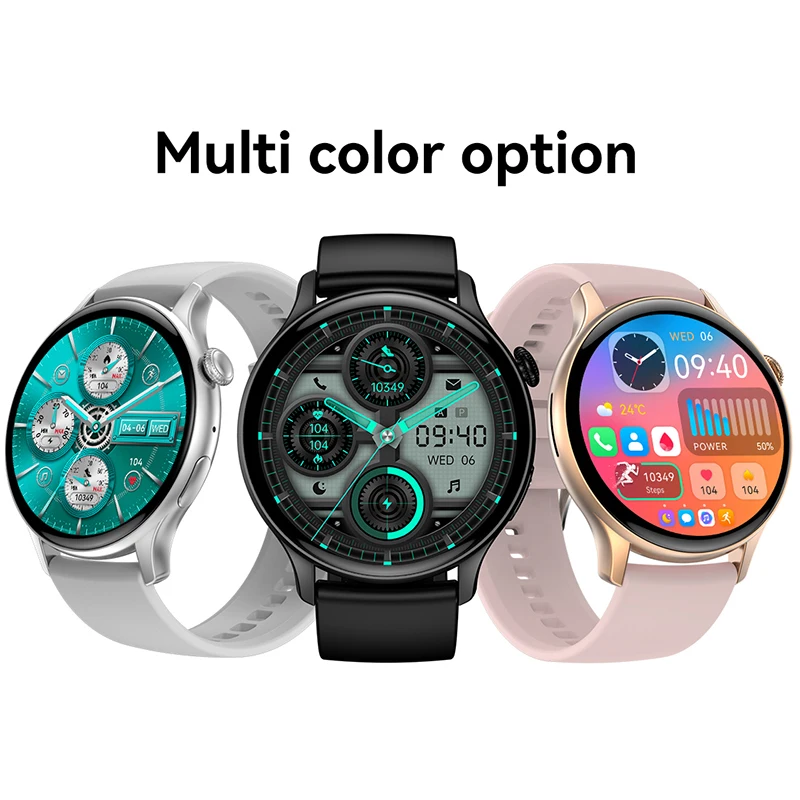 AMOLED NFC Ʈ ġ  ũ, ׻ ð ǥ, 1.43 ġ 466x466 HD ǰ GPS ,  ȭ Ʈġ, 2024 ǰ