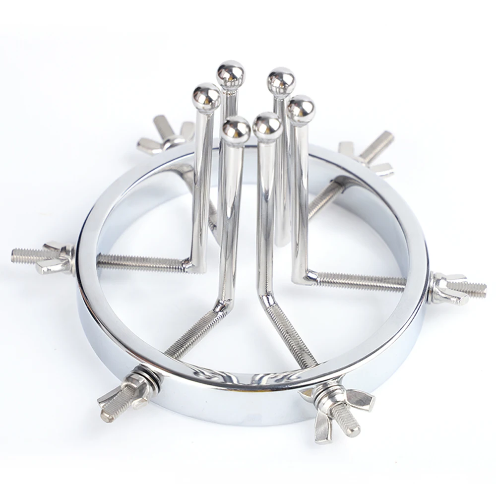 Adjustable Huge Stainless Steel Anal Dilator Metal Vaginal Speculum Fisting Vaginal Dilator Anal Training dildos Adult Sex Toys