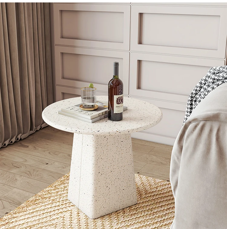 Кремовый стильный боковой столик диван боковой столик для гостиной ...