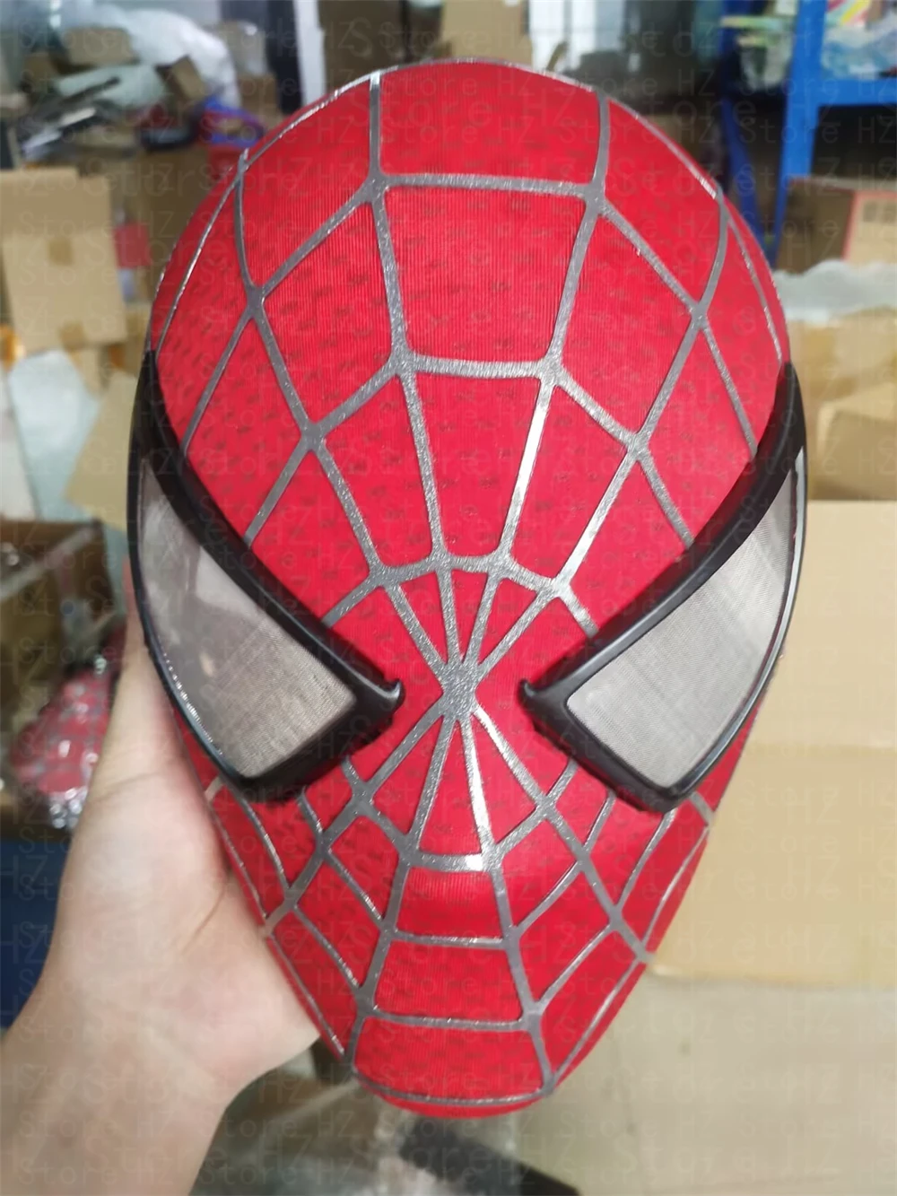 スパイダーマン3 レプリカマスク マスターレプリカ社 スパイダーマン3 レッドマスク : バリュー