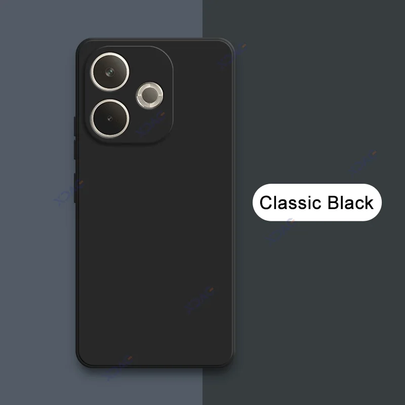 Premium Square Liquid Silicone Phone Case - Soft Protective Anti-Drop Shockproof Cover