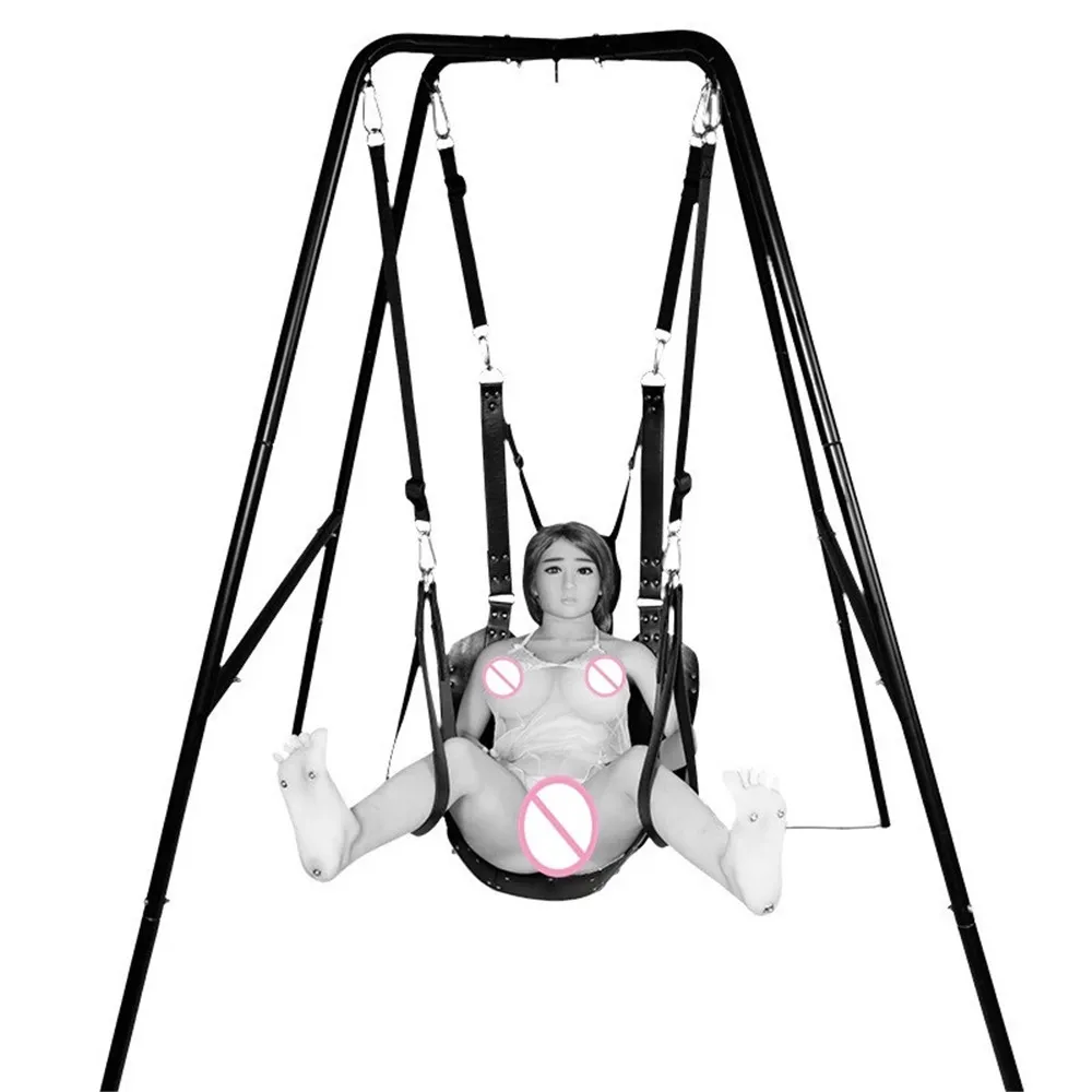 Sex Toys Sex Swings For Couples Two Erotic Product BDSM Bondage Sling Leather Bed Hammock Pillow Love Positions