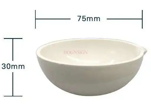 

Watercolor painting hand painted blank palace materials Porcelain Evaporating Dish 60ml Diameter Laboratory Equipment Round Dome