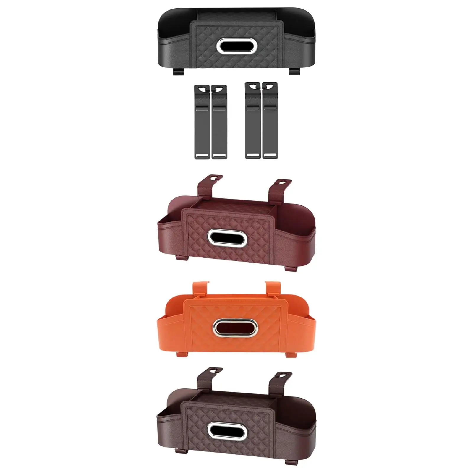 

Car Backseat Organizer Headrest Hanging Storage Box with 2 Cup Holder