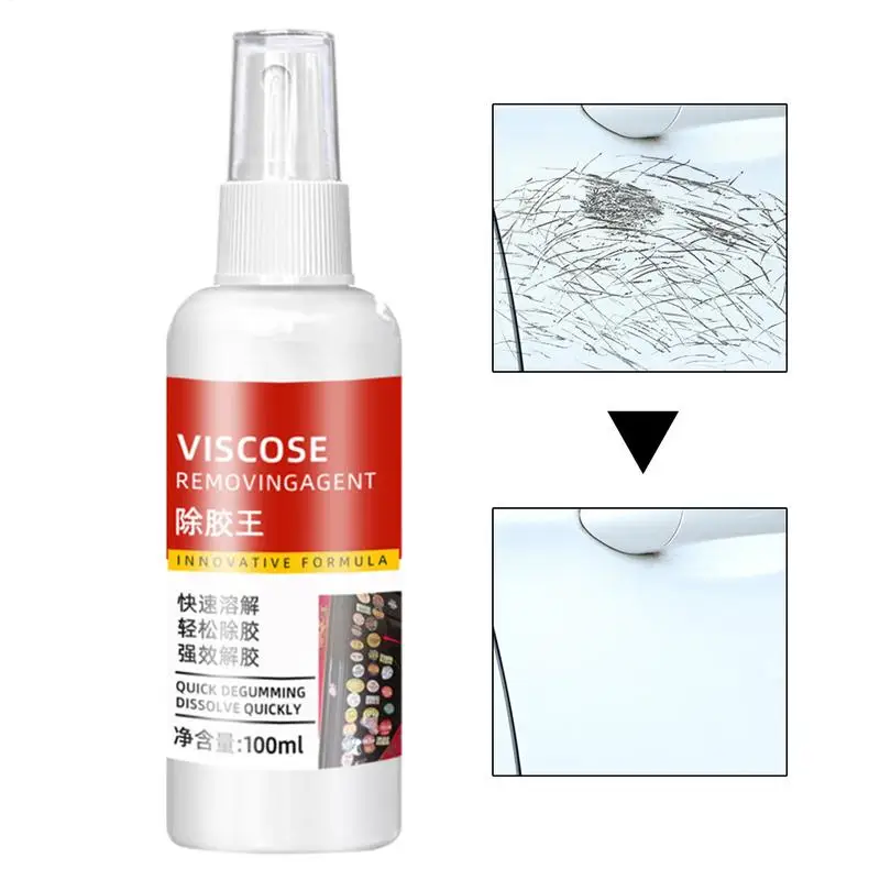 100ml Car Adhesive Remover Sticker Remover Sprays Safely Removes Stickers Labels Decals Residues Tape Cleaner Glue Spray