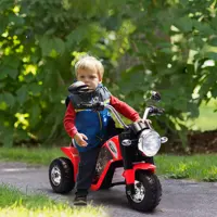 HOMCOM Kids 6V Electric Motorcycle Ride-On Toy Battery 18 - 36 Months