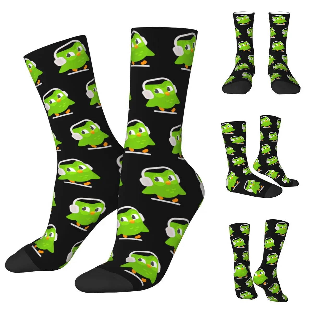 Duolingo Owl Duo Men Women Socks,fashion Beautiful printing Suitable for all seasons Dressing Gifts