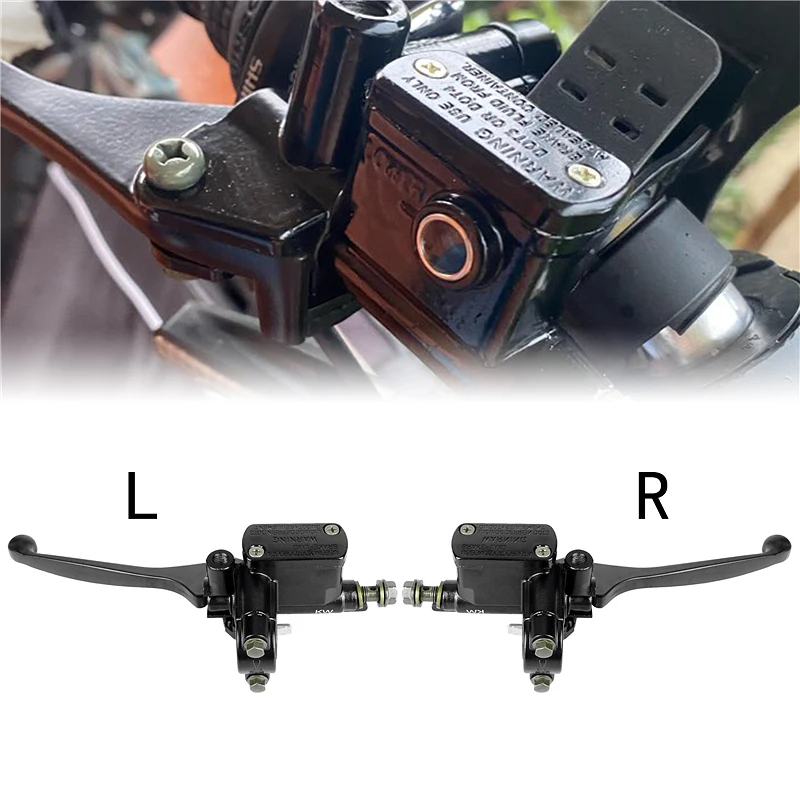 Universal Brake Pump Master Cylinder Motorcycle Lever Handlebar Hydraulic Clutch Racing 22mm for Honda Yamaha Kawasaki Suzuki clutch brake lever set