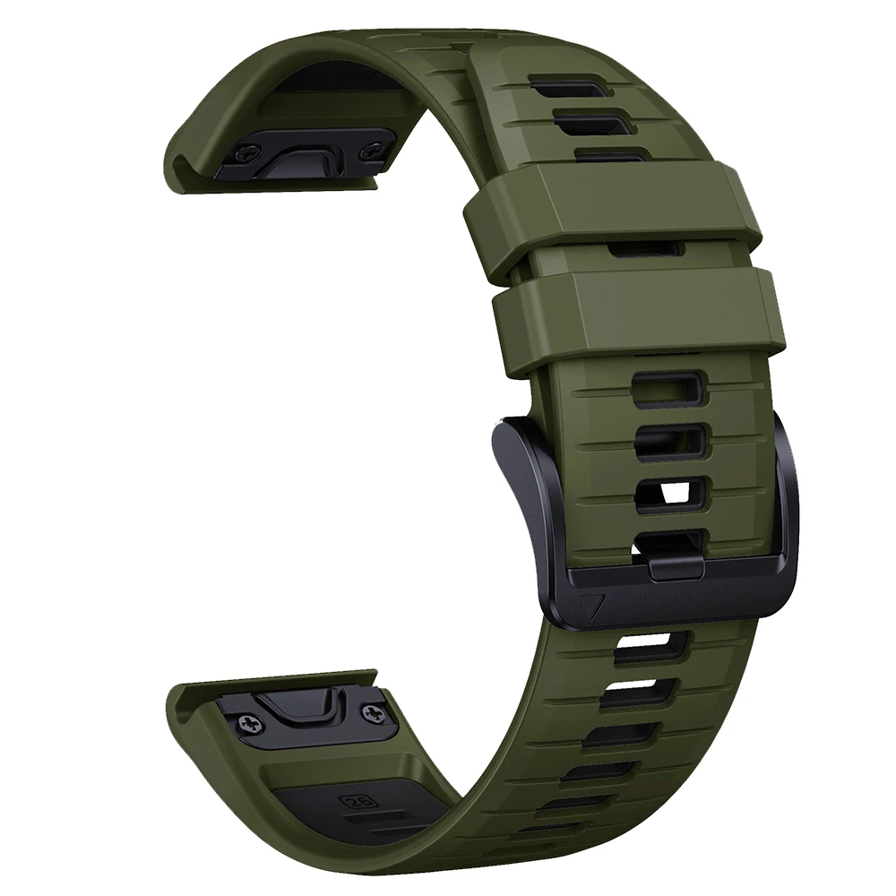 Silicone Watch Band - QuickFit Release Wrist Strap Bracelet