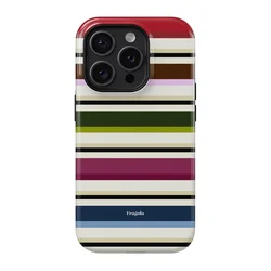 Fragola Ins Korean Striped Luxury Double - layer Phone Case - S25 Plus 5G (FLR - 394Y179B1)
